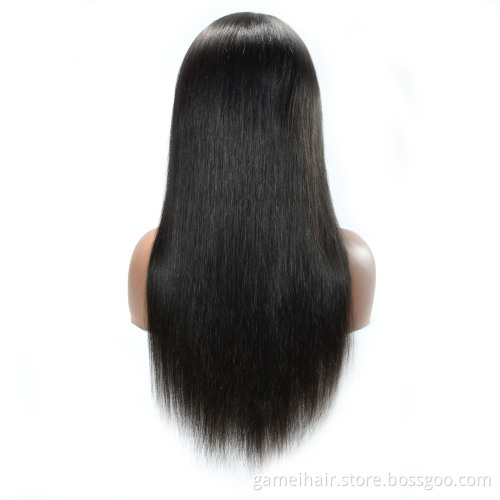 Best 13*4 Transparent Lace Brazilian Virgin 100% Human Hair Lace Front Wig For Black Women